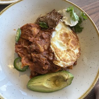 Monkeypod Kitchen - Chilaquiles with Kaluha pork - Tacos Near Me - Honolulu, Hawaii Monkeypod Kitchen - Chilaquiles with Kaluha pork - Tacos Near Me - Honolulu, Hawaii