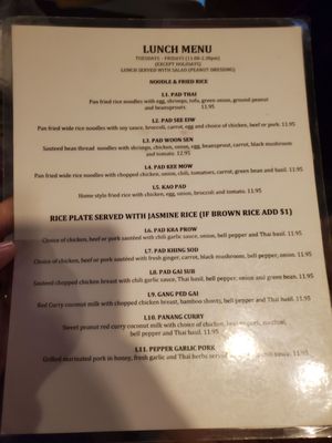 Menu photo 6 Sonora Thai Cuisine Sonora, CA Menu photo 6 Sonora Thai Cuisine Sonora, CA