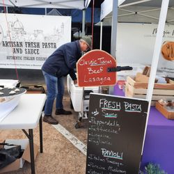 Rice Village Farmers Market - Pasta & vendor