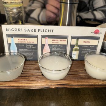 Kansaku - Sake flight - Japanese Near Me - Evanston, Illinois