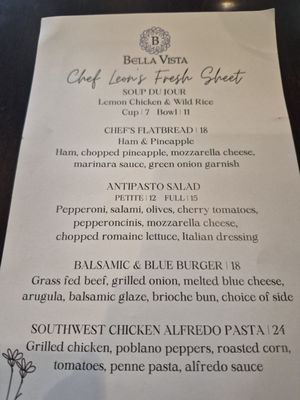 Menu photo 7 Bella Vista Sun City West, AZ
