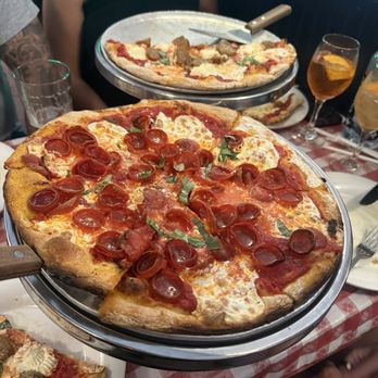 Lombardi's Pizza - Rustic Double Pepperoni - Pizza Near Me - New York, New York Lombardi's Pizza - Rustic Double Pepperoni - Pizza Near Me - New York, New York