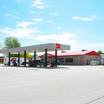 The Depot Express - a gas station with a red roof - Beer, Wine & Spirits Near Me - Tiffin, Iowa