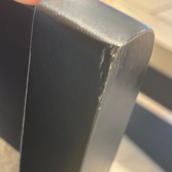 Schewel Furniture Company - CLEARLY damage chair that we got with the "new table"