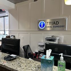 Triad Oral Surgery - Front desk at Triad Oral Surgery