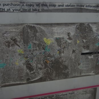 Trolley Line Trail - Faded map at Coan Park - Hiking Near Me - Atlanta, Georgia