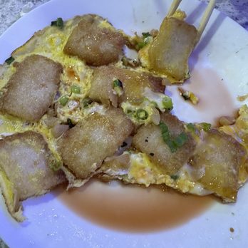 Tuong Ky Com Tam - Pan fried rice cake with eggs - Vietnamese Near Me - Houston, Texas Tuong Ky Com Tam - Pan fried rice cake with eggs - Vietnamese Near Me - Houston, Texas