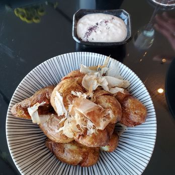 Aura Waterfront Restaurant + Patio - Fingerling Potato Bravas - Seafood Near Me - Victoria, British Columbia Aura Waterfront Restaurant + Patio - Fingerling Potato Bravas - Seafood Near Me - Victoria, British Columbia