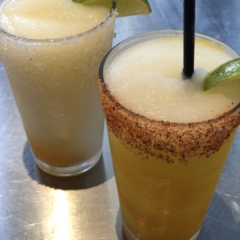 Twisted Trompo - Peach and Mango margaritas - Mexican Near Me - Dallas, Texas