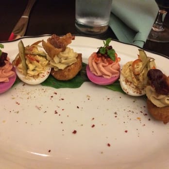 Heritage Tavern - Deviled eggs are phenomenal...loved the beet pickled egg. - New American Near Me - Madison, Wisconsin Heritage Tavern - Deviled eggs are phenomenal...loved the beet pickled egg. - New American Near Me - Madison, Wisconsin