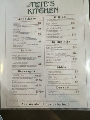Menu photo 7 Tete’s Kitchen Clovis, CA