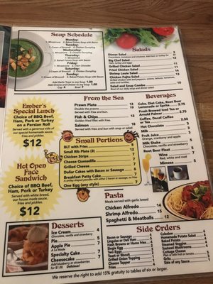 Menu photo 4 The Embers Pinole, CA Menu photo 4 The Embers Pinole, CA