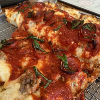 The Goat's Beard - The smoke show Detroit style pizza. - New American Near Me - Wayne, Pennsylvania The Goat's Beard - The smoke show Detroit style pizza. - New American Near Me - Wayne, Pennsylvania