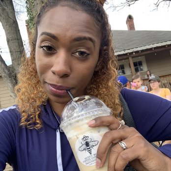 Queen Bee Coffee - Enjoying the courtyard views - Coffee & Tea Near Me - McDonough, Georgia Queen Bee Coffee - Enjoying the courtyard views - Coffee & Tea Near Me - McDonough, Georgia