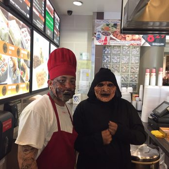 Sarku Japan - a man and a woman dressed in costumes - Japanese Near Me - Visalia, California Sarku Japan - a man and a woman dressed in costumes - Japanese Near Me - Visalia, California