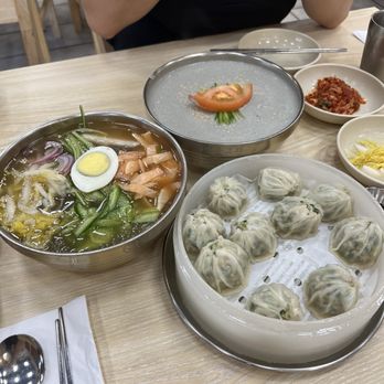 MDK Noodles - Pork Dumplings Cold soy bean noodle soup (Kongguksu) - Korean Near Me - Los Angeles, California MDK Noodles - Pork Dumplings Cold soy bean noodle soup (Kongguksu) - Korean Near Me - Los Angeles, California