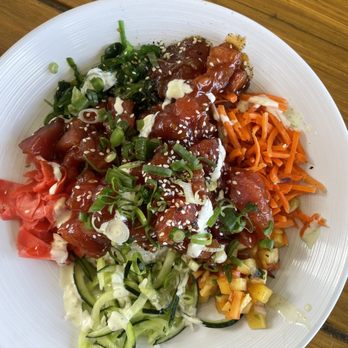 Sunset Grille - Ahi Tuna Poke Bowl - Seafood Near Me - Saint Augustine, Florida Sunset Grille - Ahi Tuna Poke Bowl - Seafood Near Me - Saint Augustine, Florida