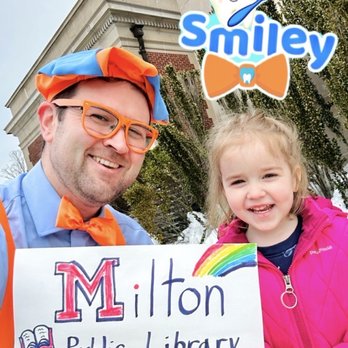 Harte Dental - Harte Dental loves giving back to the community! Smiley was at MPL to educate kids on dental health and good oral hygiene! Brush and floss! - General Dentistry Near Me - Milton, Massachusetts Harte Dental - Harte Dental loves giving back to the community! Smiley was at MPL to educate kids on dental health and good oral hygiene! Brush and floss! - General Dentistry Near Me - Milton, Massachusetts