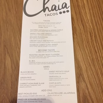Chaia - Delicious menu - Tacos Near Me - Washington, DC, District of Columbia