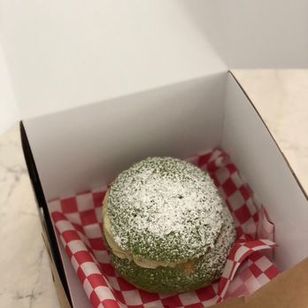 Benji's Bakery & Cafe - Matcha creme puff - Bakeries Near Me - Anchorage, Alaska