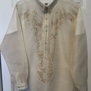 Pioneer Tailor & Alterations - Class 2 barong I bought - Sewing & Alterations Near Me - San Francisco, California Pioneer Tailor & Alterations - Class 2 barong I bought - Sewing & Alterations Near Me - San Francisco, California