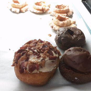 Brewpoint Coffee - Maple bacon "Glazed & Confused" donuts from Chicago - Coffee & Tea Near Me - Elmhurst, Illinois