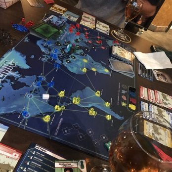 Dragonmead Brewery - Playing Pandemic while enjoying beer - Breweries Near Me - Warren, Michigan