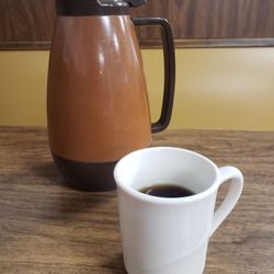 Front Street Cafe - When you order coffee, they give you a personal pot