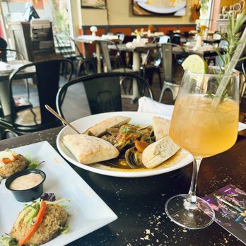 Djon Djon - Mussels Lavender Rosemary Refresher Crab Cake - Haitian Near Me - New York, New York Djon Djon - Mussels Lavender Rosemary Refresher Crab Cake - Haitian Near Me - New York, New York