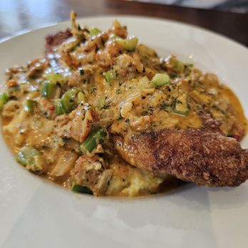 Tavern 19 - Catfish and grits (4/5) - New American Near Me - Midlothian, Virginia Tavern 19 - Catfish and grits (4/5) - New American Near Me - Midlothian, Virginia
