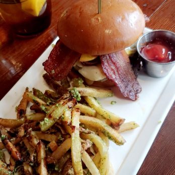 The Dime Restaurant and Bar - Duck burger and pesto fries - Bars Near Me - Allentown, Pennsylvania The Dime Restaurant and Bar - Duck burger and pesto fries - Bars Near Me - Allentown, Pennsylvania