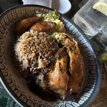 Abeautifullife Jamaican - Jerk Chicken, cabbage, rice and Fried Plantains - Caribbean Near Me - Los Angeles, California Abeautifullife Jamaican - Jerk Chicken, cabbage, rice and Fried Plantains - Caribbean Near Me - Los Angeles, California