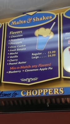 Menu photo 2 Choppers Chicago, IL