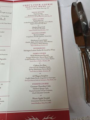Menu photo 1 Woods Restaurant Mackinac Island, MI Menu photo 1 Woods Restaurant Mackinac Island, MI