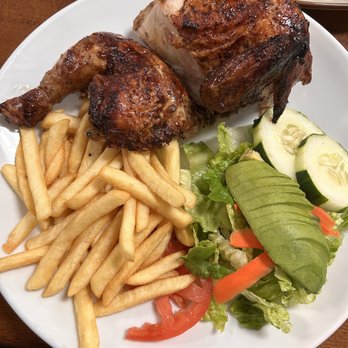 El Pollon Peruvian Restaurant - Chicken plate with fries and a salad - Chicken Shop Near Me - Longwood, Florida El Pollon Peruvian Restaurant - Chicken plate with fries and a salad - Chicken Shop Near Me - Longwood, Florida