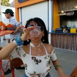 Bottoms up!