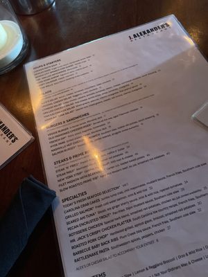 Menu photo 5 J. Alexander's Oak Brook, IL