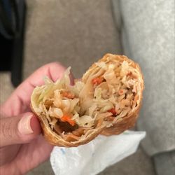 Wu's Garden - Pork egg roll when I'm a pescatarian I ate half the other praying I don't get sick
