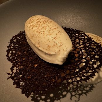 PRESS - café au lait, coffee crème, milk ice cream, cardamom caramel - Bars Near Me - St. Helena, California