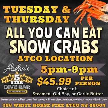 Alisha’s 5 Star Dive Bar - Dive Bars Near Me - Williamstown, New Jersey Alisha’s 5 Star Dive Bar - Dive Bars Near Me - Williamstown, New Jersey