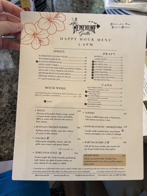 Menu photo 2 Menehune Grille Honolulu, HI Menu photo 2 Menehune Grille Honolulu, HI