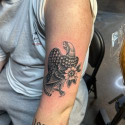 Lucky Rose Tattoo - Tattoo done by Aubrey