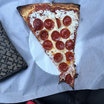 Sofia's Pizza - Jumbo slice cut in half ! - Pizza Near Me - Las Vegas, Nevada