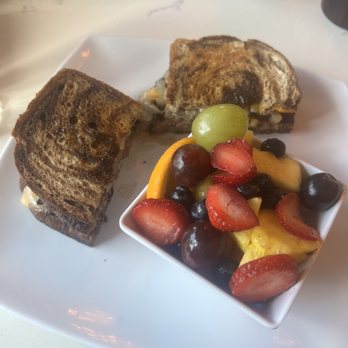 Canopy Road Cafe - Patty Melt with side of Fruit - Breakfast & Brunch Near Me - Lithia, Florida