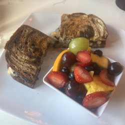 Canopy Road Cafe - Patty Melt with side of Fruit