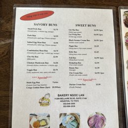 Menu Menu