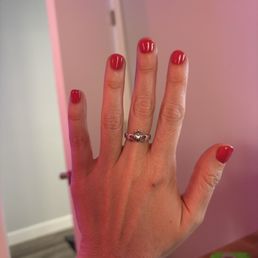 Pink gel Pink gel
