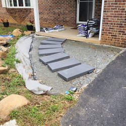 TerraSafe Pest & Landscape - Different angle of finished installation of stepping stones