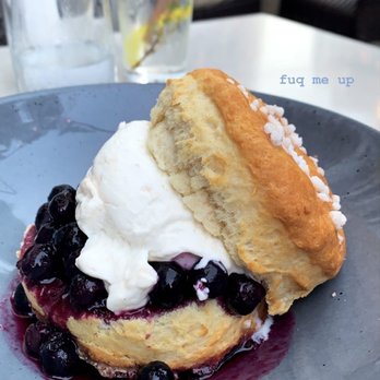 The Gage - Blueberry Buttermilk Cobbler w/ White Chocolate Chantilly - New American Near Me - Chicago, Illinois The Gage - Blueberry Buttermilk Cobbler w/ White Chocolate Chantilly - New American Near Me - Chicago, Illinois