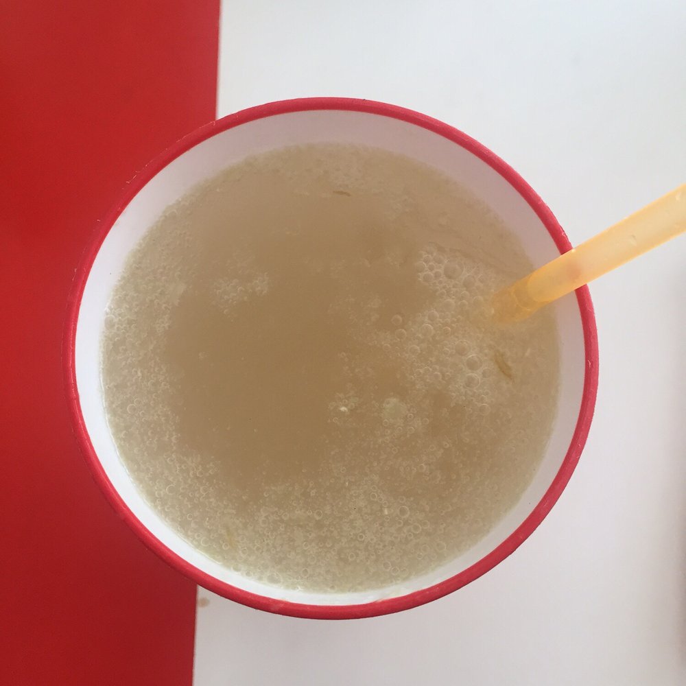 Lime press (limeade with tonic)